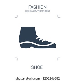 shoe icon. high quality filled shoe icon on white background. from fashion collection flat trendy vector shoe symbol. use for web and mobile