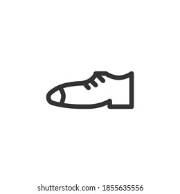 Shoe icon isolated on white background. Footwear symbol modern, simple, vector, icon for website design, mobile app, ui. Vector Illustration