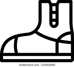 shoe Icon isolated on white background. Vector illustration. Eps10. Vector icon for website design and app