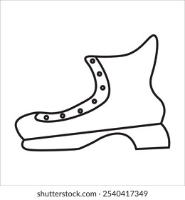 Shoe icon in line style