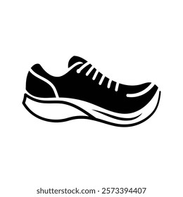 Shoe icon logo design template isolated illustration