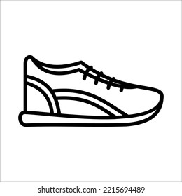 Shoe Icon Logo Design Vector Template Illustration Sign And Symbol Pixels Perfect