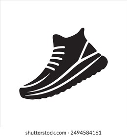 shoe icon, shoe for logo, vector illustration