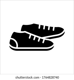 shoe icon on white background . Vector Eps 10