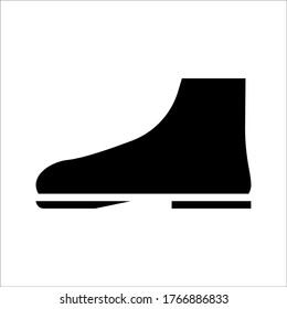 shoe icon on white background . Vector Eps 10