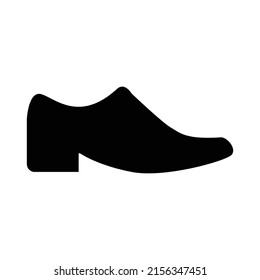 shoe icon on white background