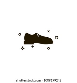 shoe icon. sign design