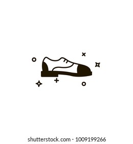 shoe icon. sign design