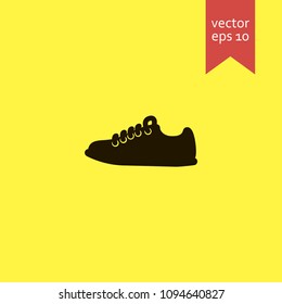 shoe. shoe icon. sign design. Vector EPS 10.