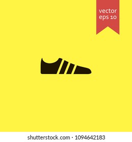 shoe. shoe icon. sign design. Vector EPS 10.