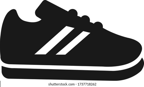 shoe icon simple vector illustration