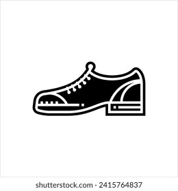 Shoe Icon, Sneaker Icon, Footwear Used To Protect, Comfort The Human Foot Vector Art Illustration