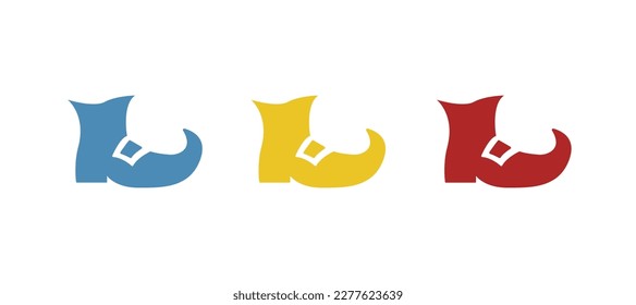 shoe icon, St. Patrick's Day on a white background, vector illustration
