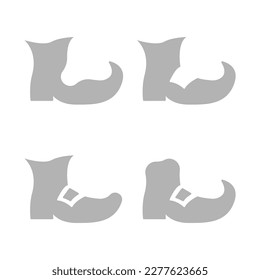 shoe icon, St. Patrick's Day on a white background, vector illustration