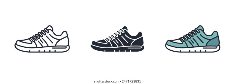 Shoe Icon theme symbol vector illustration isolated on white background