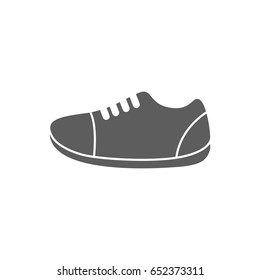 Shoe icon in trendy flat style isolated on white background. Symbol for your web site design, logo, app, UI. Vector illustration, EPS