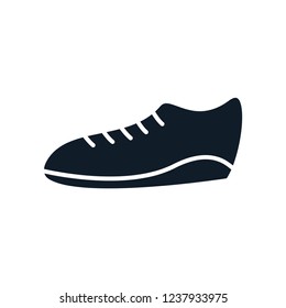 Shoe icon in trendy vector logo template