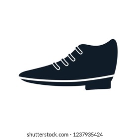 Shoe icon in trendy vector logo template