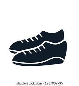 Shoe icon in trendy vector logo template