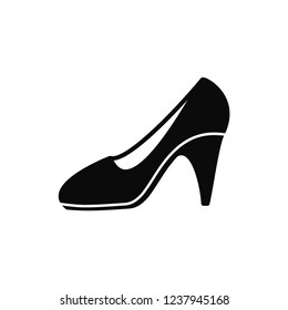 Shoe icon in trendy vector logo template