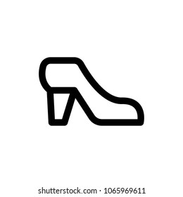 shoe icon vector