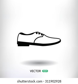 shoe icon vector