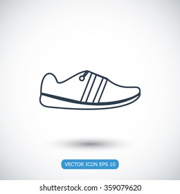 shoe icon vector
