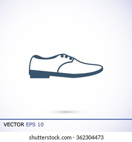 shoe icon vector