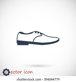 shoe icon vector