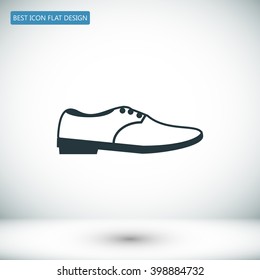 shoe icon vector