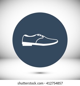 shoe icon vector