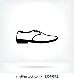 shoe icon vector