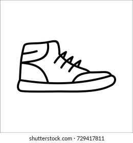 shoe icon . Vector