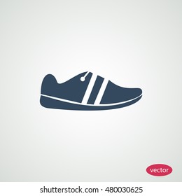 shoe icon, vector best flat icon, EPS