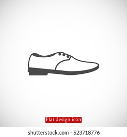 shoe icon vector, vector best flat icon, EPS