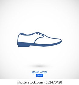 shoe icon vector, vector best flat icon, EPS