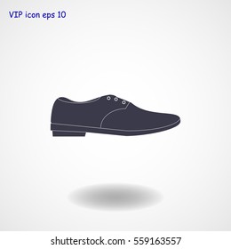 shoe icon, vector best flat icon, EPS