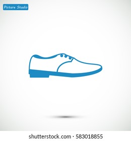 shoe icon vector, vector best flat icon, EPS