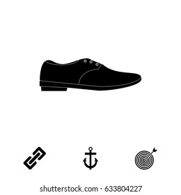 shoe icon, vector best flat icon, EPS