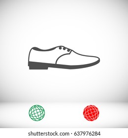 shoe icon vector, vector best flat icon, EPS