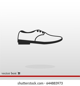 shoe icon vector, vector best flat icon, EPS