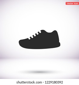 shoe icon . Vector  Eps 10 