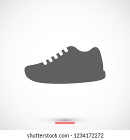shoe icon . Vector  Eps 10 