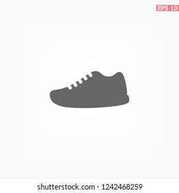 shoe icon . Vector  Eps 10 