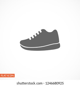 shoe icon . Vector  Eps 10 