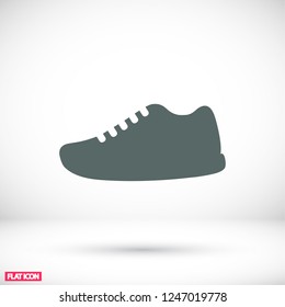 shoe icon . Vector  Eps 10 