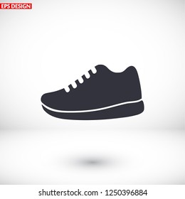 shoe icon . Vector  Eps 10 