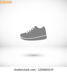 shoe icon . Vector  Eps 10 