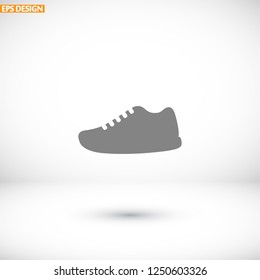 shoe icon . Vector  Eps 10 