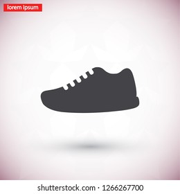 shoe icon . Vector  Eps 10 